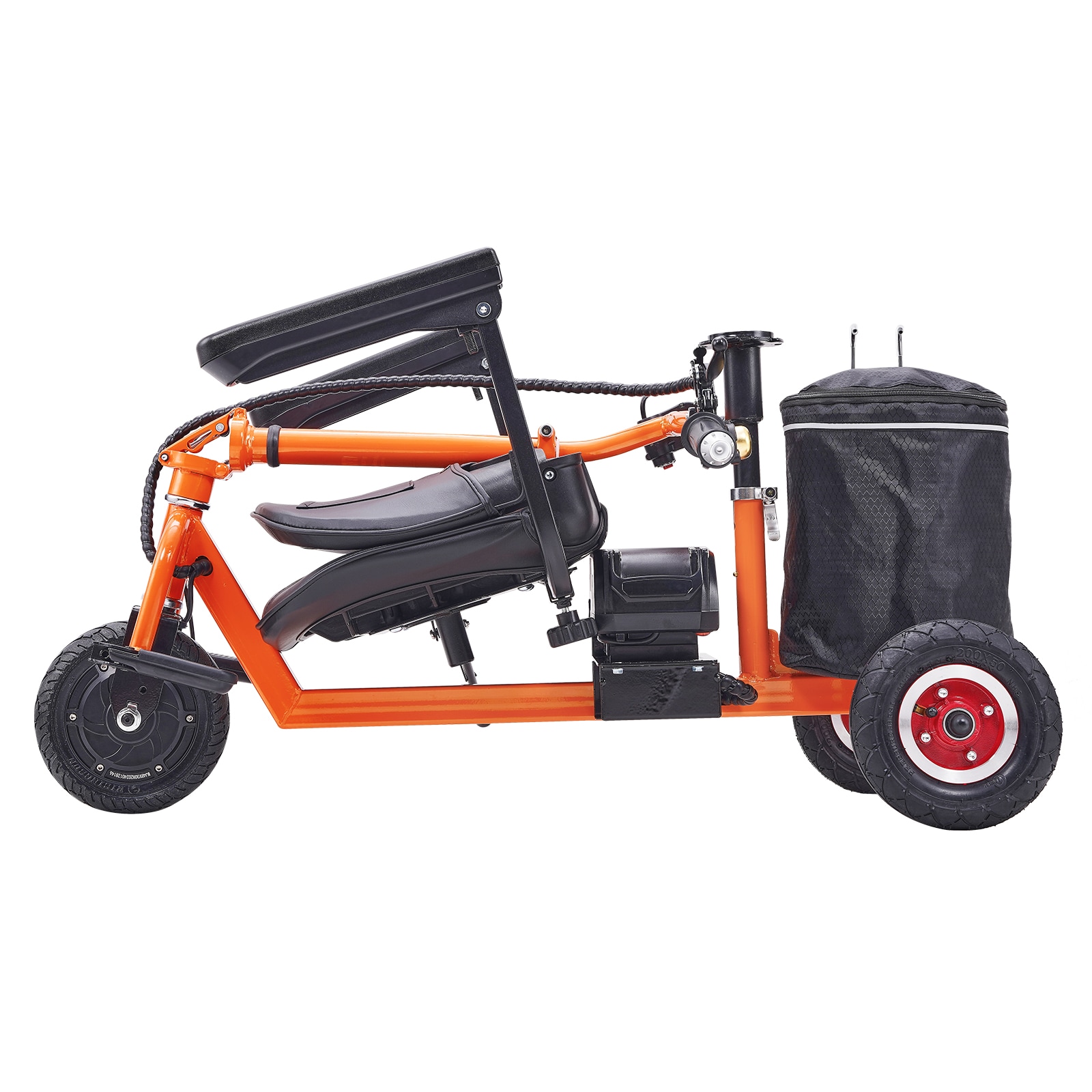 Foldable Electric Mobility Scooter For Seniors All Terrain Travel_voghion.com